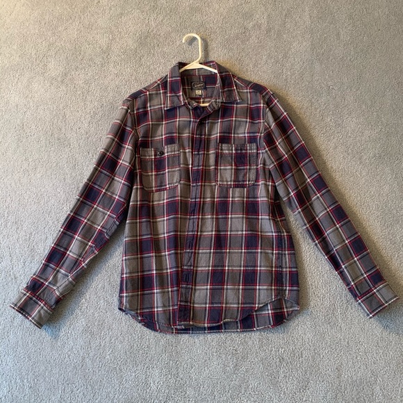 j crew slim fit flannel